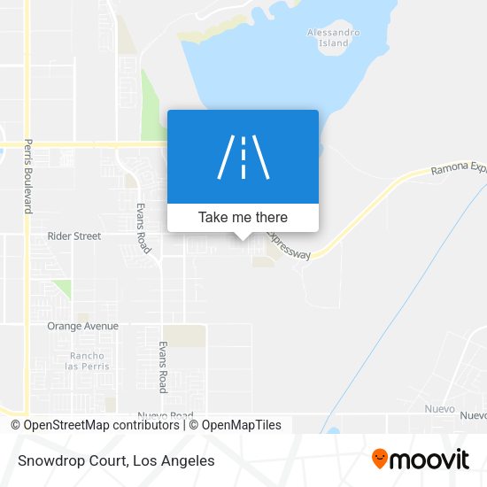 Mapa de Snowdrop Court
