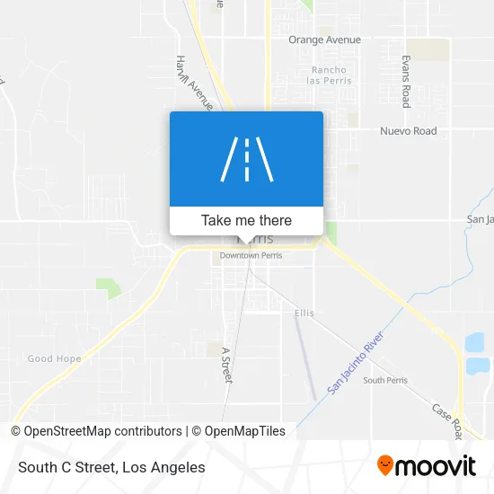 South C Street map