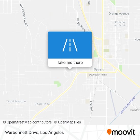 Warbonnett Drive map