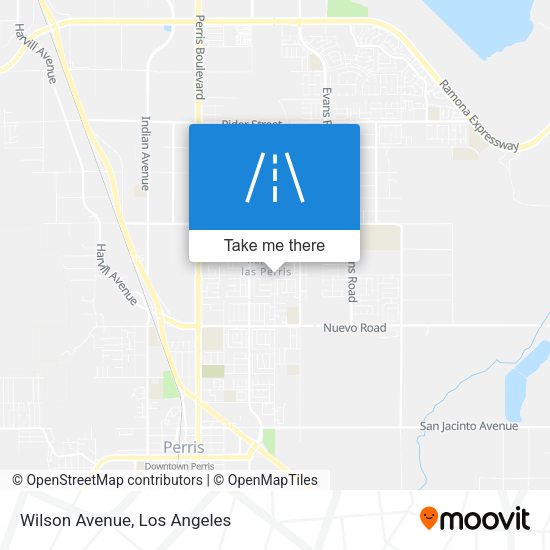 Mapa de Wilson Avenue