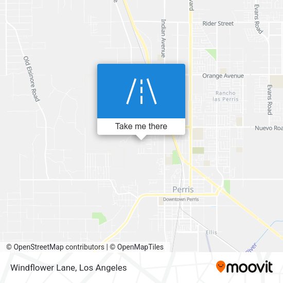 Windflower Lane map