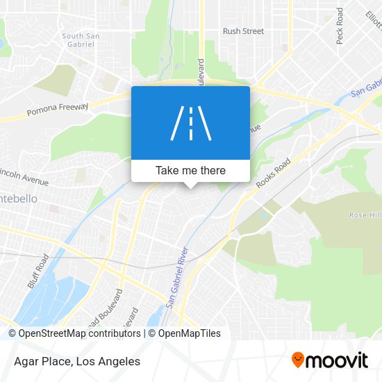 Mapa de Agar Place