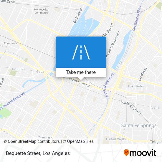 Bequette Street map