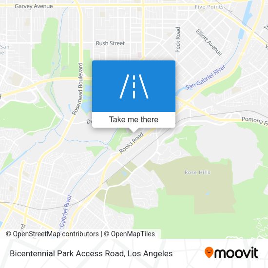 Mapa de Bicentennial Park Access Road