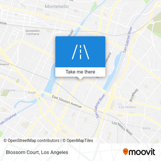Mapa de Blossom Court