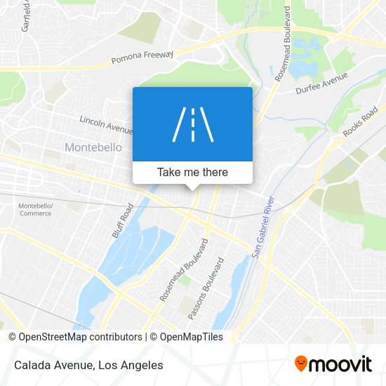 Mapa de Calada Avenue