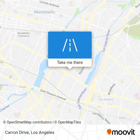Carron Drive map