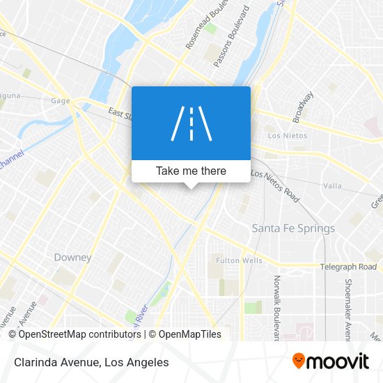Mapa de Clarinda Avenue