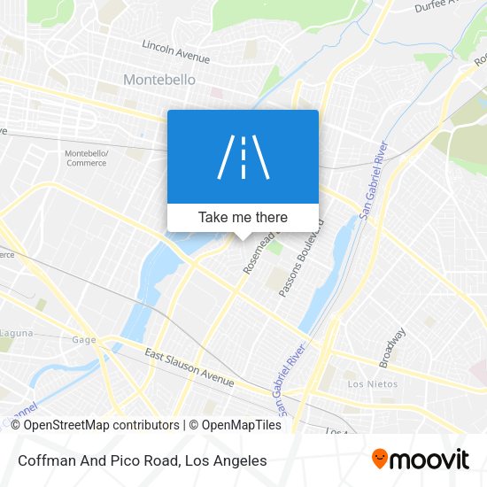 Coffman And Pico Road map