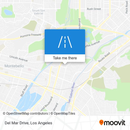 Mapa de Del Mar Drive