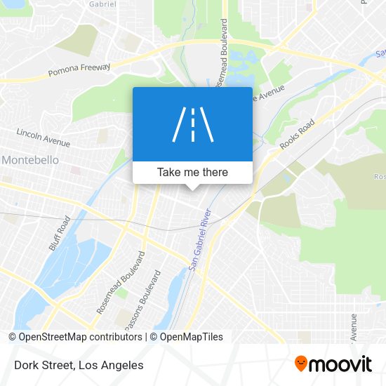 Mapa de Dork Street