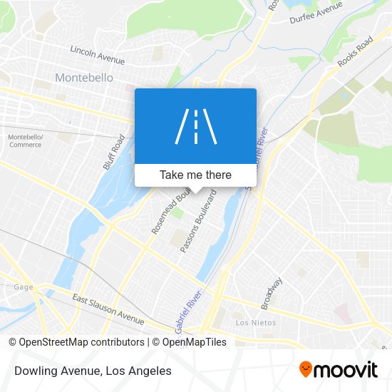 Mapa de Dowling Avenue