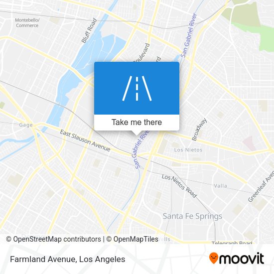 Farmland Avenue map