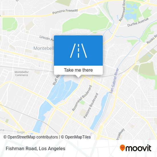 Mapa de Fishman Road