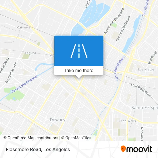 Flossmore Road map