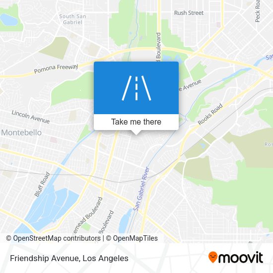 Friendship Avenue map