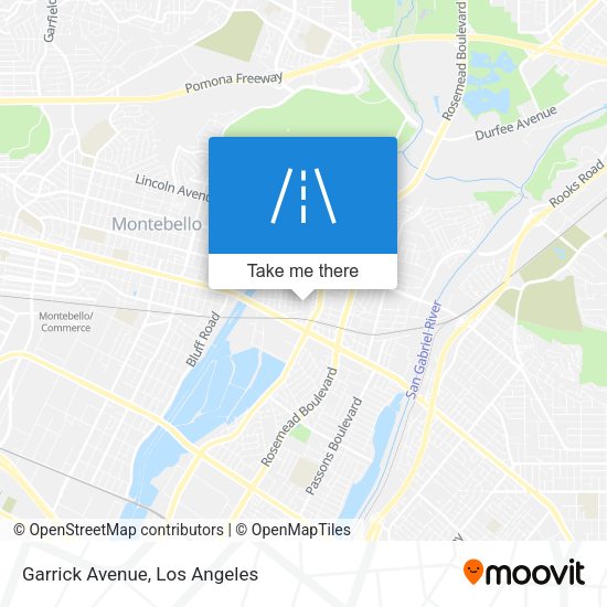 Mapa de Garrick Avenue