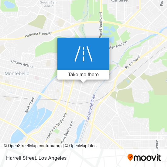 Mapa de Harrell Street