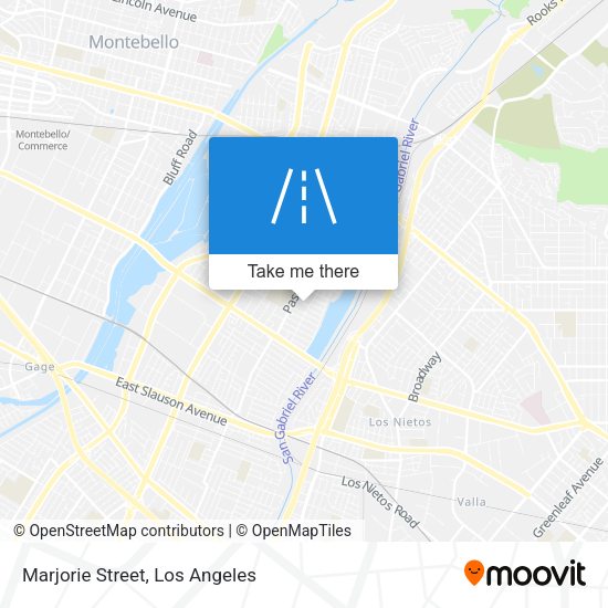 Marjorie Street map