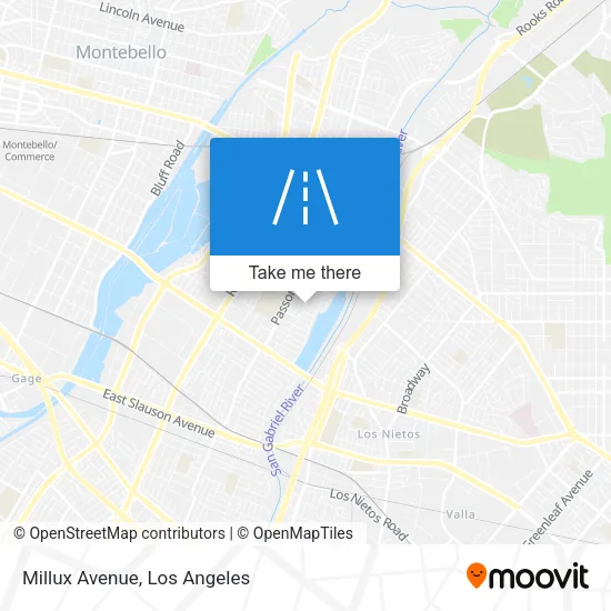 Millux Avenue map