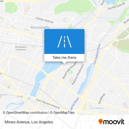 Mapa de Mines Avenue