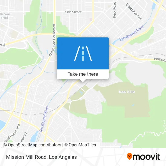Mission Mill Road map