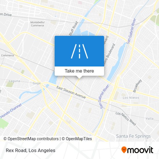 Mapa de Rex Road