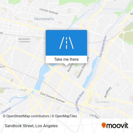 Sandlock Street map