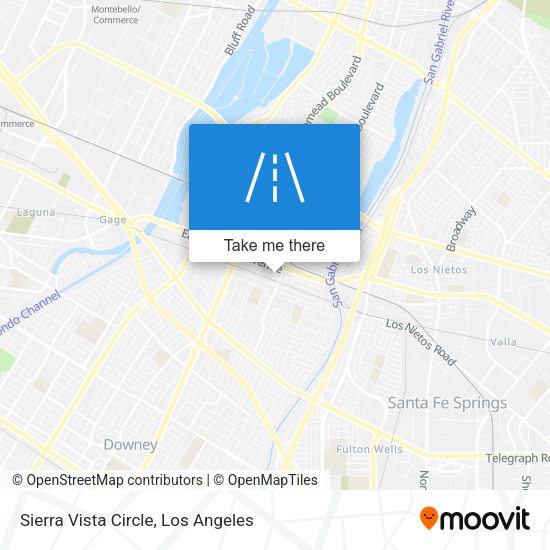 Mapa de Sierra Vista Circle