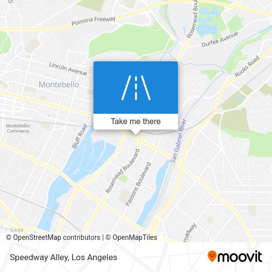 Mapa de Speedway Alley