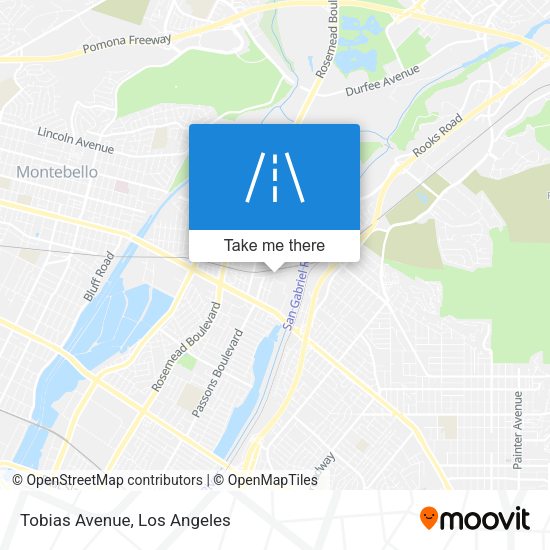 Tobias Avenue map