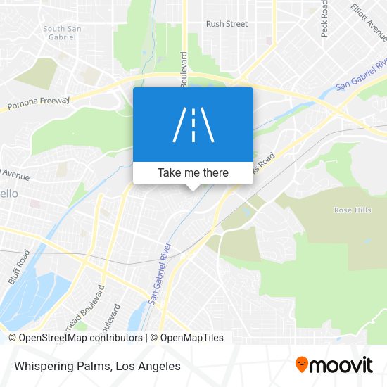 Whispering Palms map