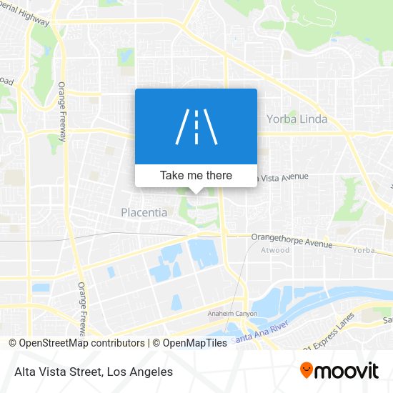 Mapa de Alta Vista Street