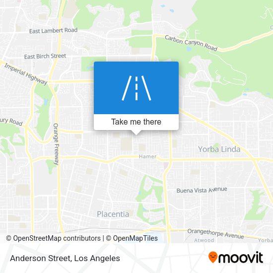 Mapa de Anderson Street