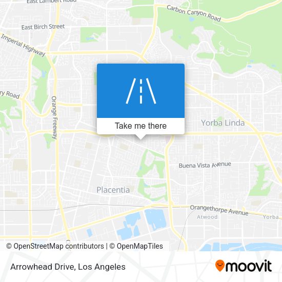 Mapa de Arrowhead Drive