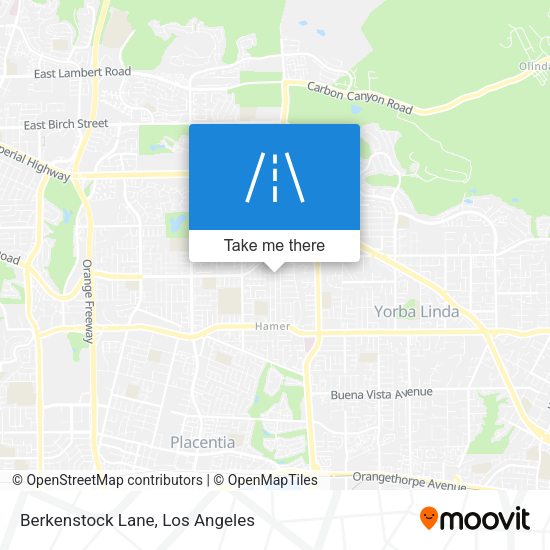 Mapa de Berkenstock Lane
