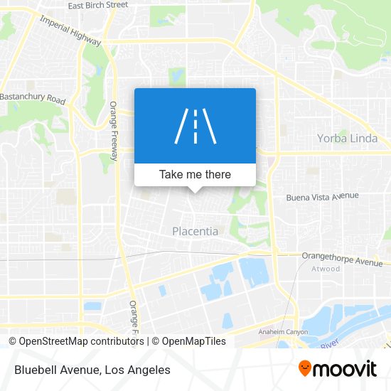Mapa de Bluebell Avenue