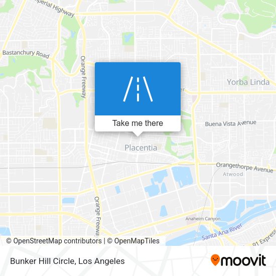Bunker Hill Circle map