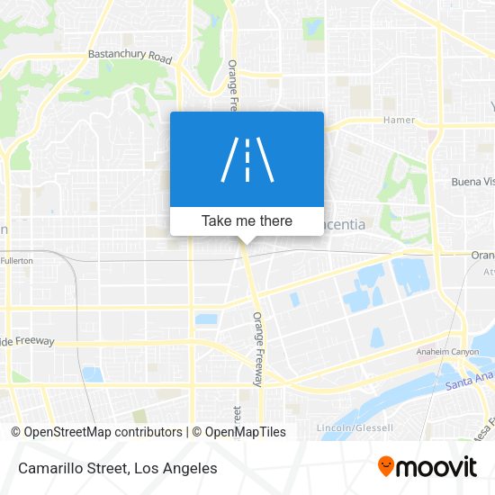 Camarillo Street map