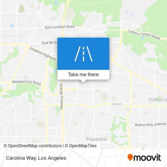 Mapa de Carolina Way