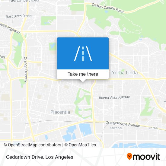 Cedarlawn Drive map