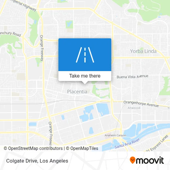 Colgate Drive map
