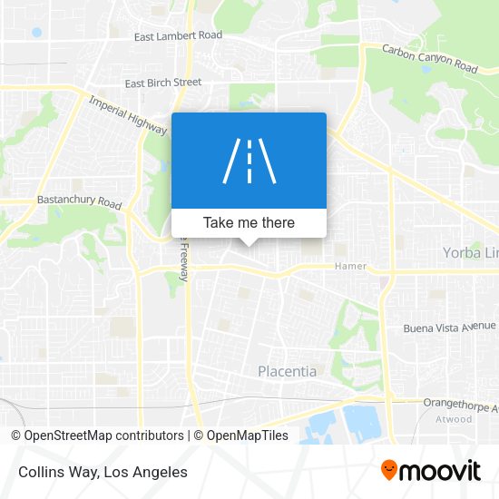 Mapa de Collins Way