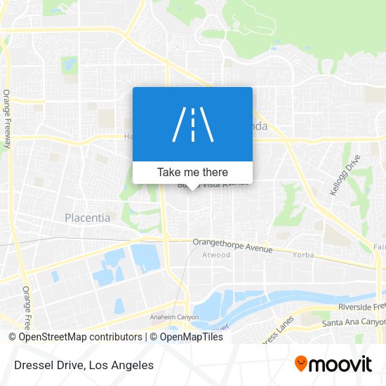 Mapa de Dressel Drive