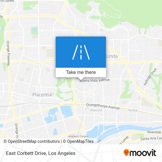 Mapa de East Corbett Drive