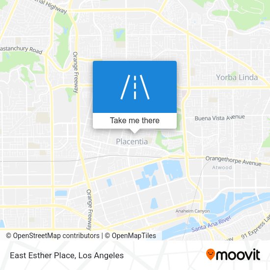 East Esther Place map