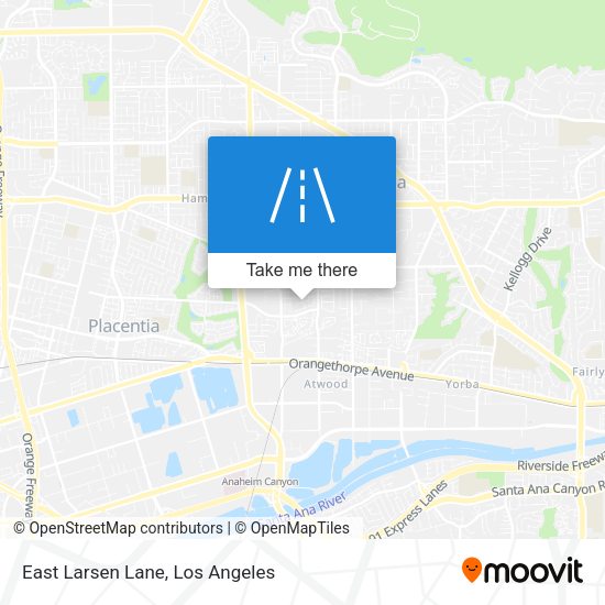 Mapa de East Larsen Lane