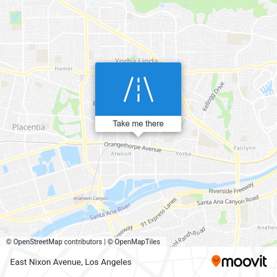 Mapa de East Nixon Avenue