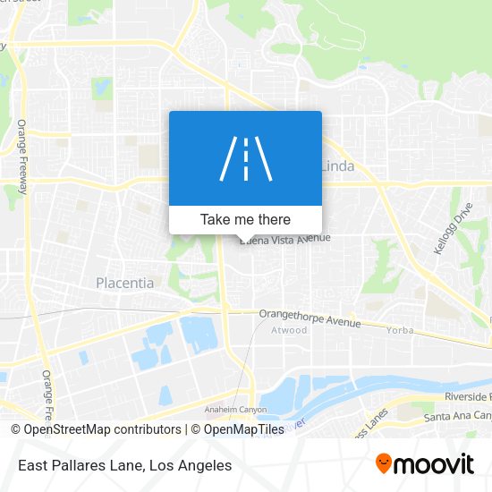 East Pallares Lane map
