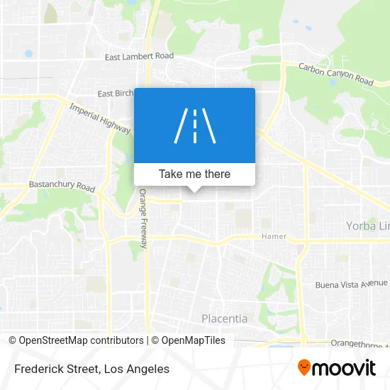 Frederick Street map